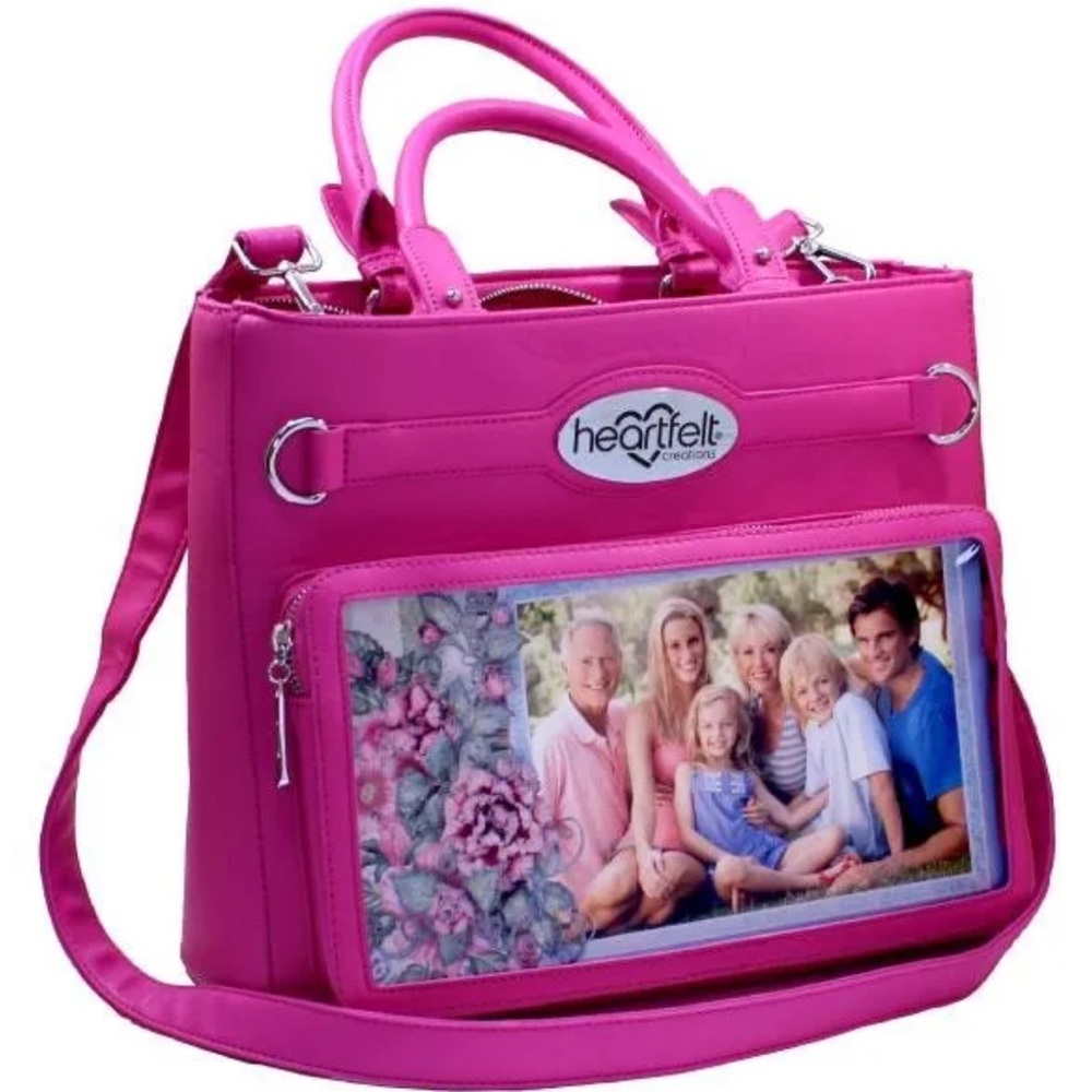 BNWT - NIB HOST PICK!!!!! Pink heartfelt purse with 3 keychains